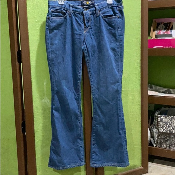 Lucky Charlie Flare Jeans blue size 8 or 29 - Picture 4 of 6